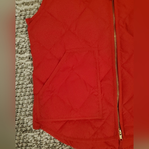 J. Crew Vest in Red, Size Small - Picture 2 of 6